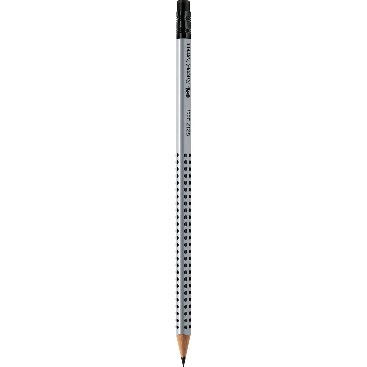 Imagen 0 de Lápiz de Grafito GRIP Graduación B con Goma Faber Castell Negro
