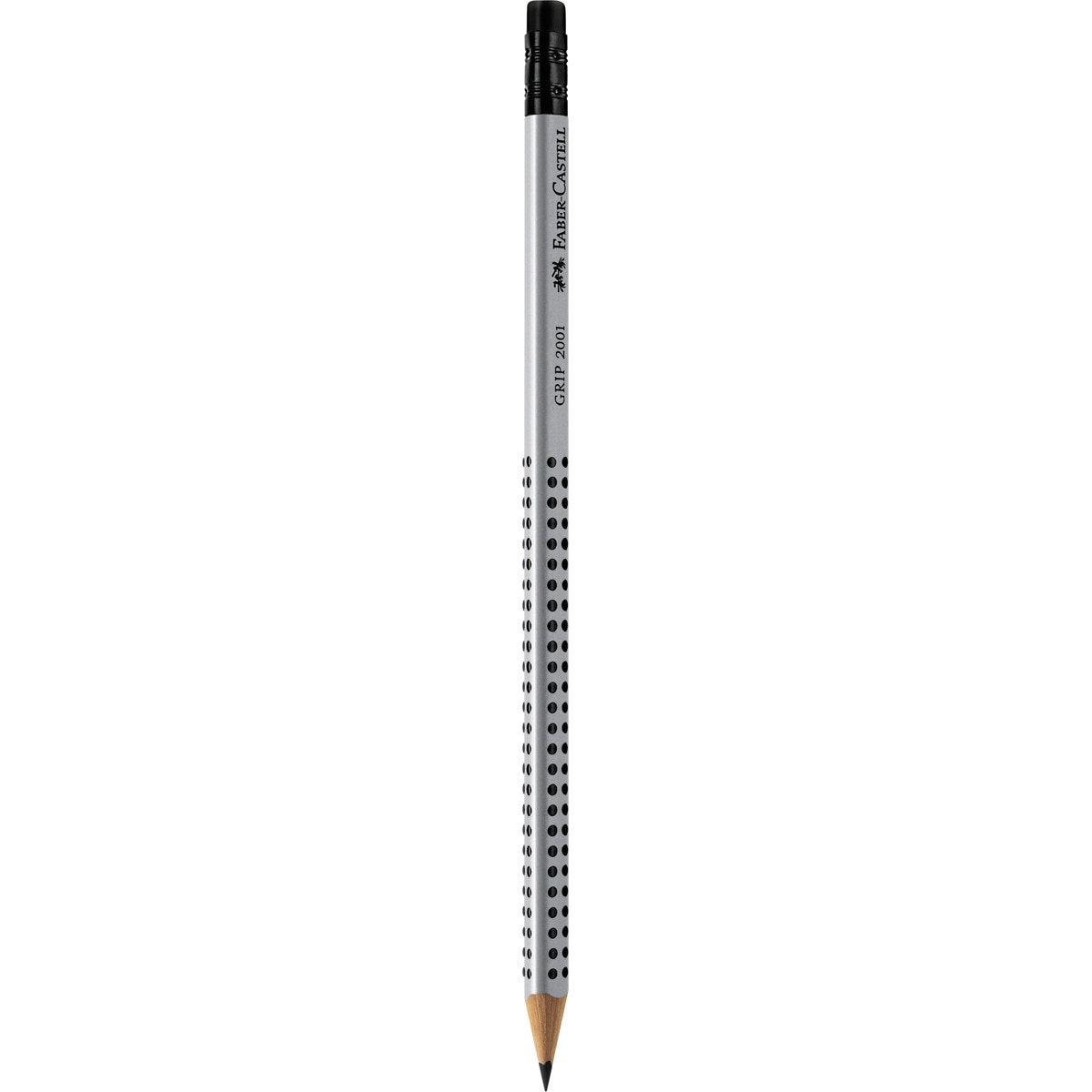 Imagen 0 de Lápiz de Grafito GRIP Graduación HB con Goma Faber Castell Negro