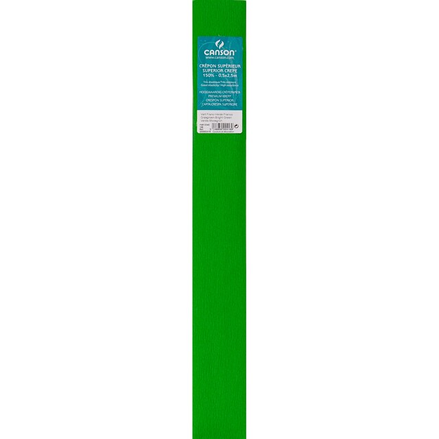Imagen 0 de Rollo de 50x250 cm, Crespón Superior (60g/rollo), 48 g/m2, Canson Verde Billar