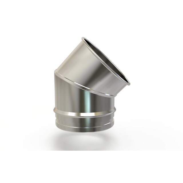 Codo 45º Acero Inoxidable Pared Simple · BANKA · El Corte Inglés