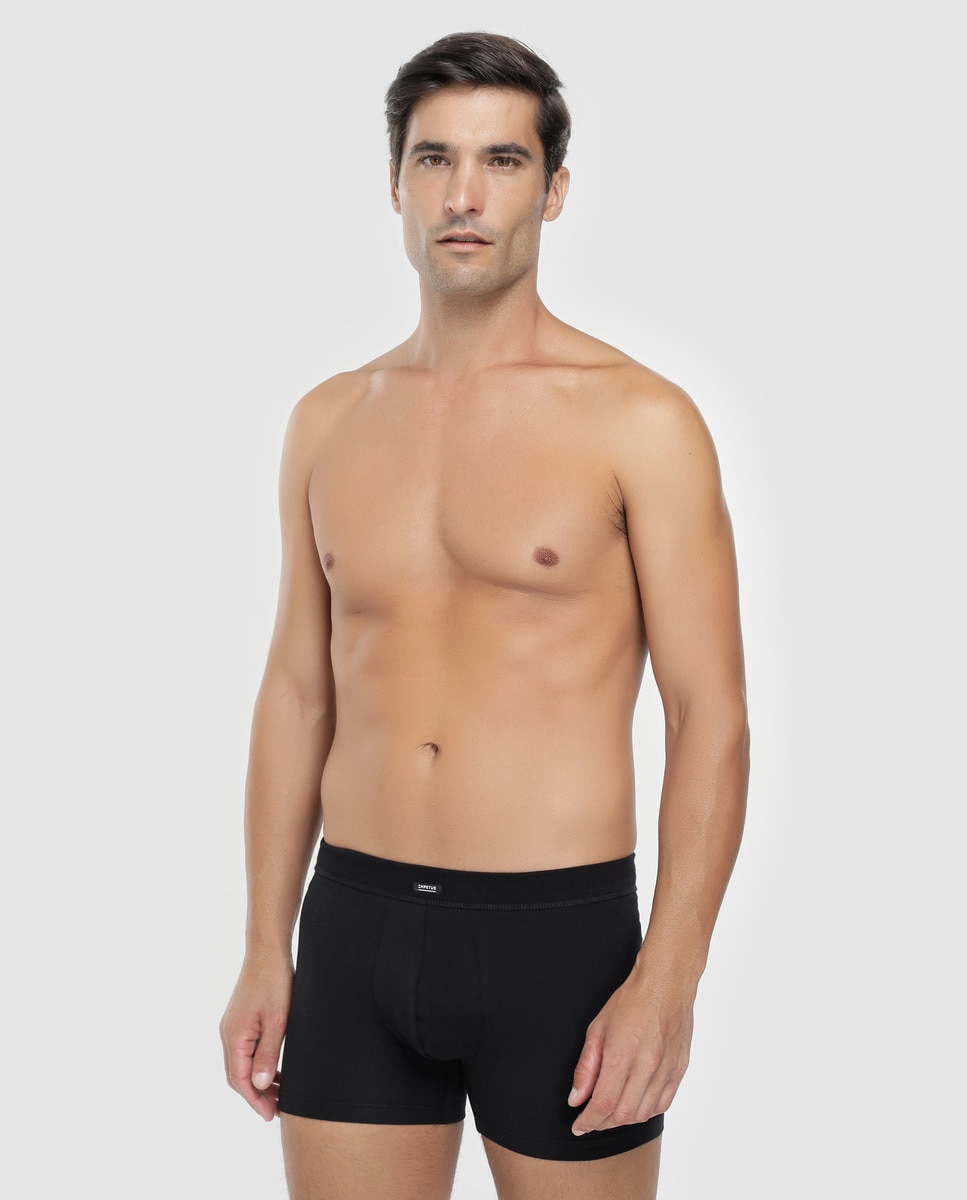 Imagem 0 de Boxers de malha de homem Impetus pretos lisos