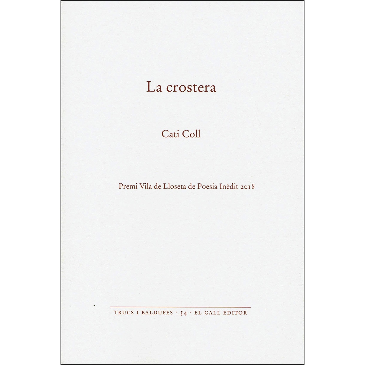 La crostera(Tapa blanda) 1