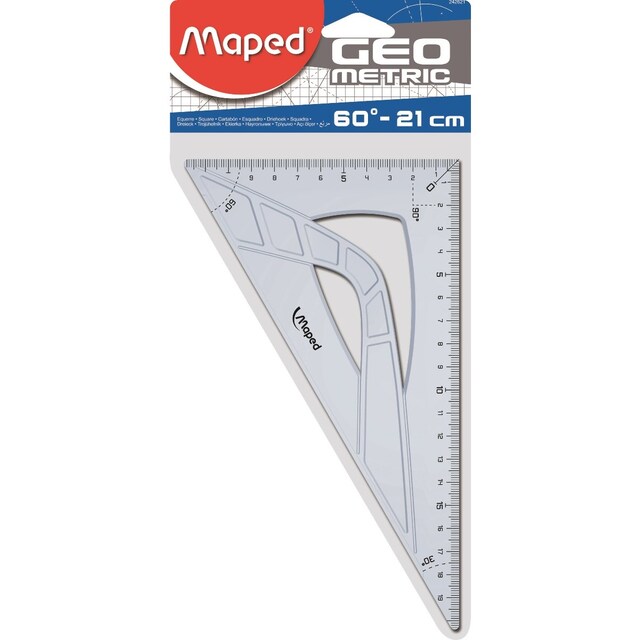Imagem 0 de Esquadro Graphic Maped 60º/21cm