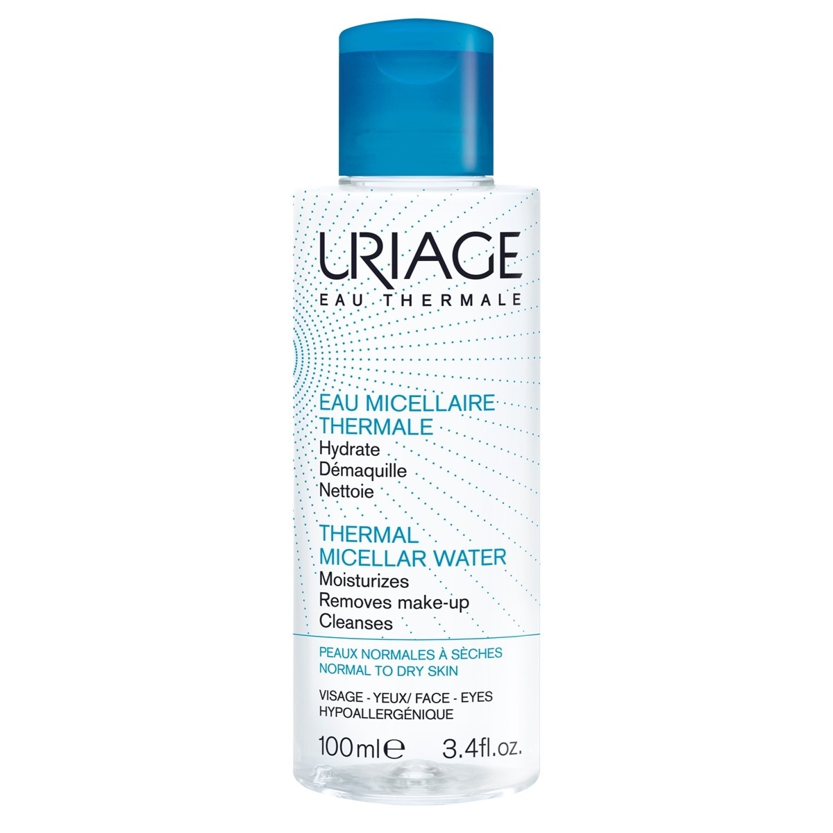Água Termal Micelar Pele normal a seca 100ml Uriage 1