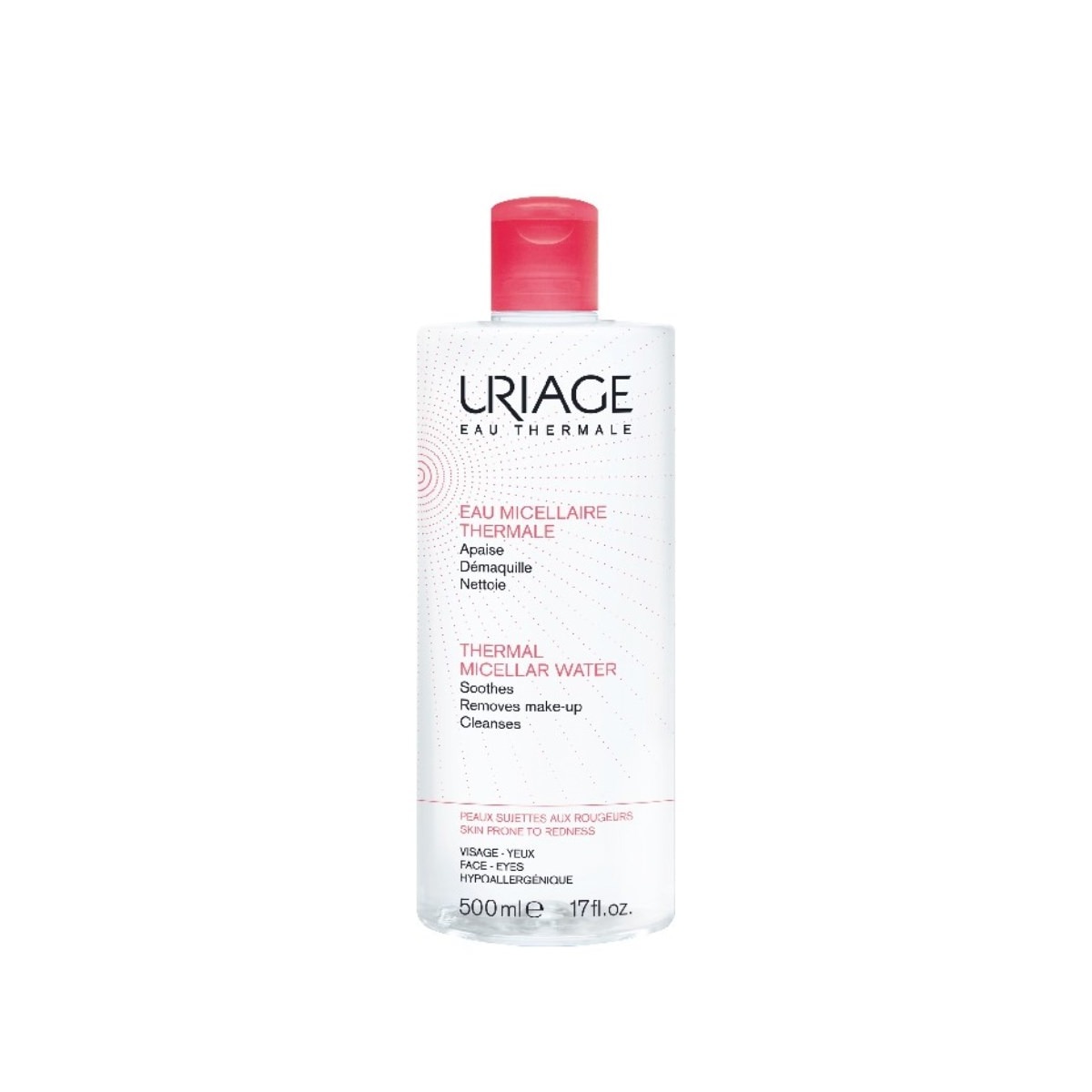 Água Termal Micelar Pele sensível 500ml Uriage 1