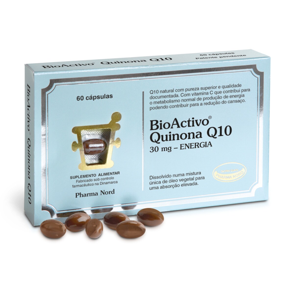 Suplemento Alimentar BioActivo Quinona Q10 30mg - 60 cápsulas 1