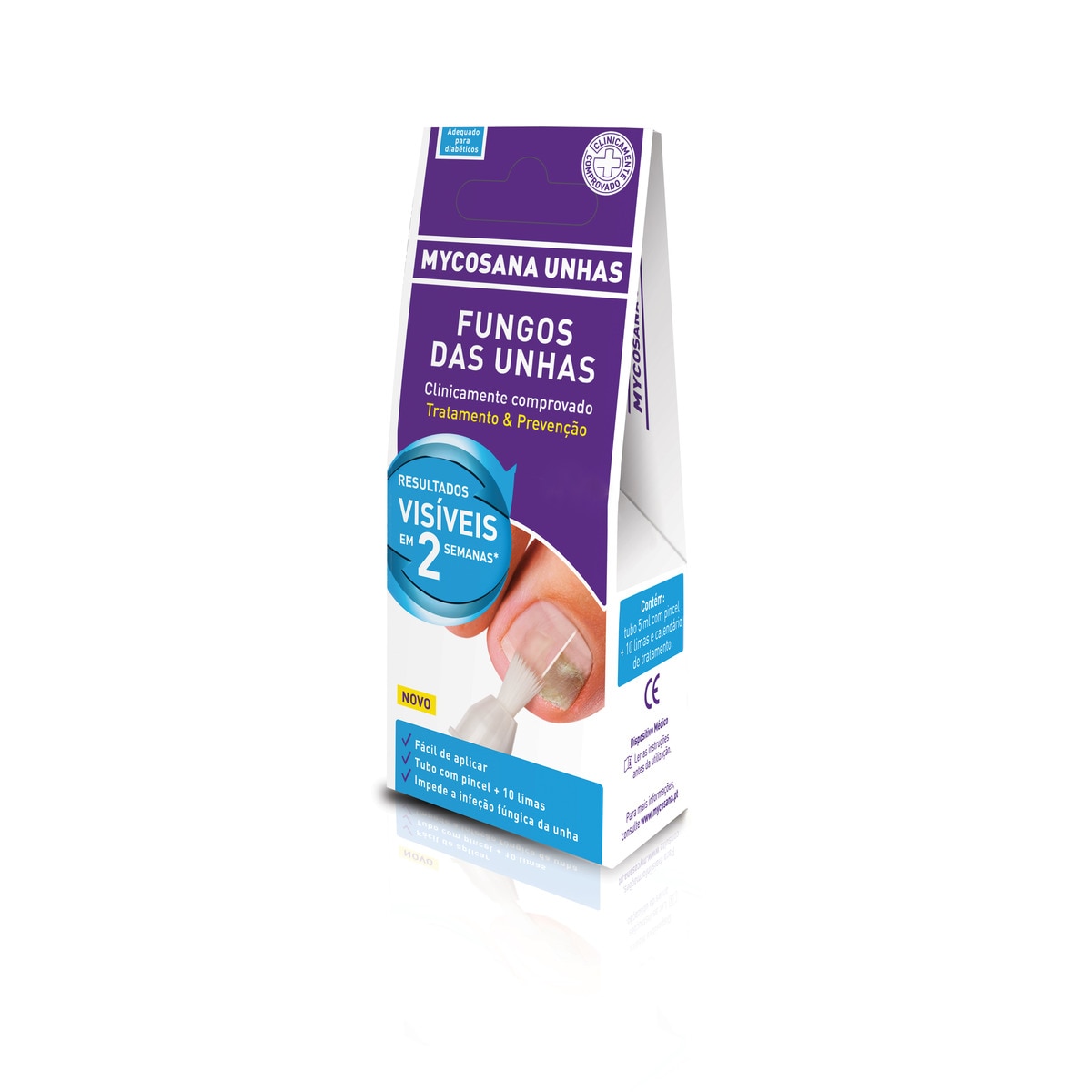 Tratamento Fungos nas Unhas 5 ml + 10 limas Mycosana 1
