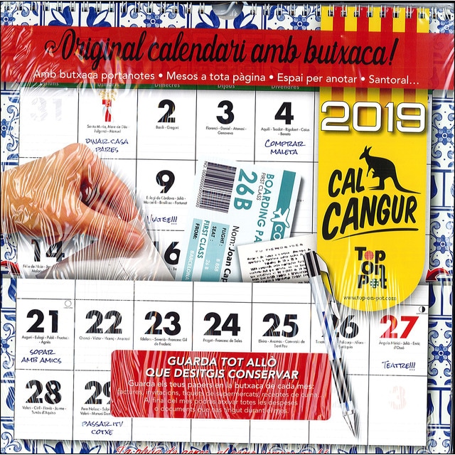 Imagem 0 de Calendari Cal Cangur 2019