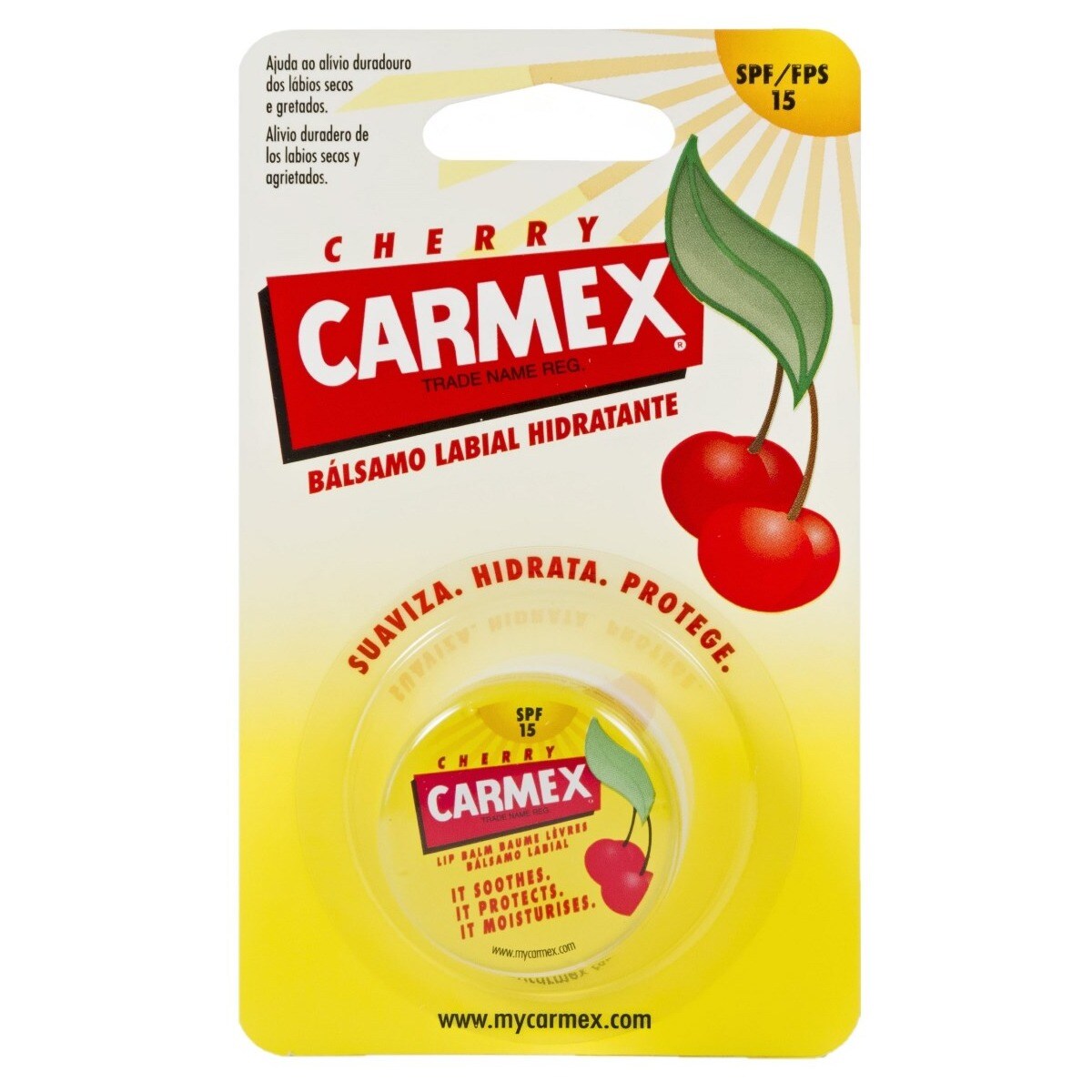 Bálsamo Labial Boião Cereja 7,5g Carmex 1