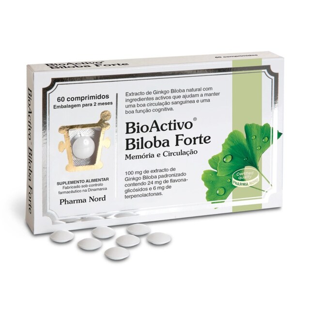 Imagem 0 de Suplemento Alimentar BioActivo Biloba Forte - 60 comp.
