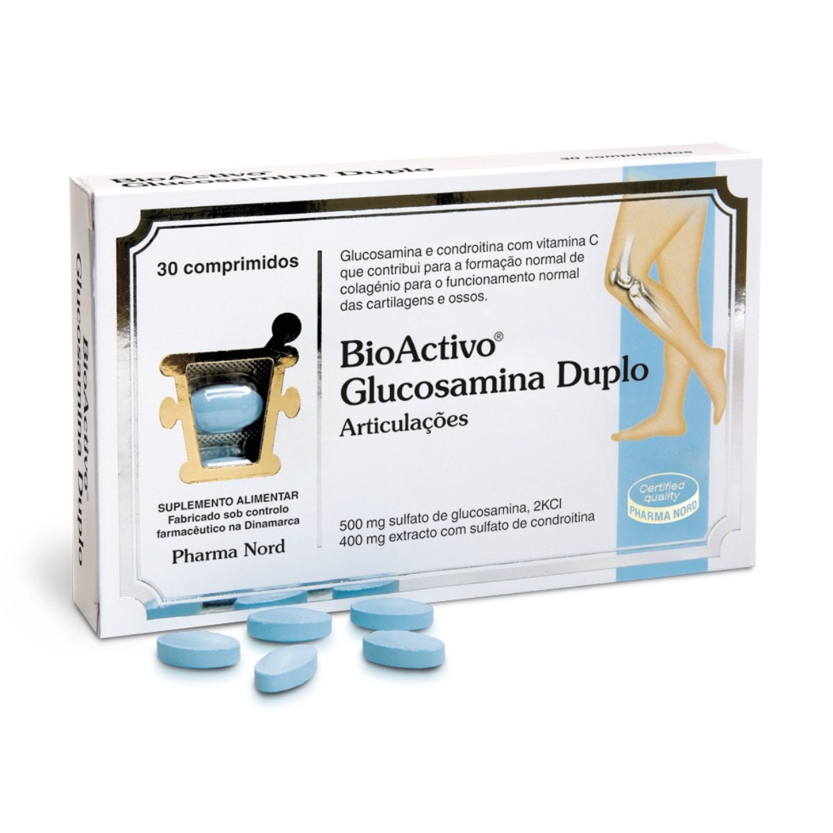 Suplemento Alimentar BioActivo Glucosamina Duplo - 30 comp. 1