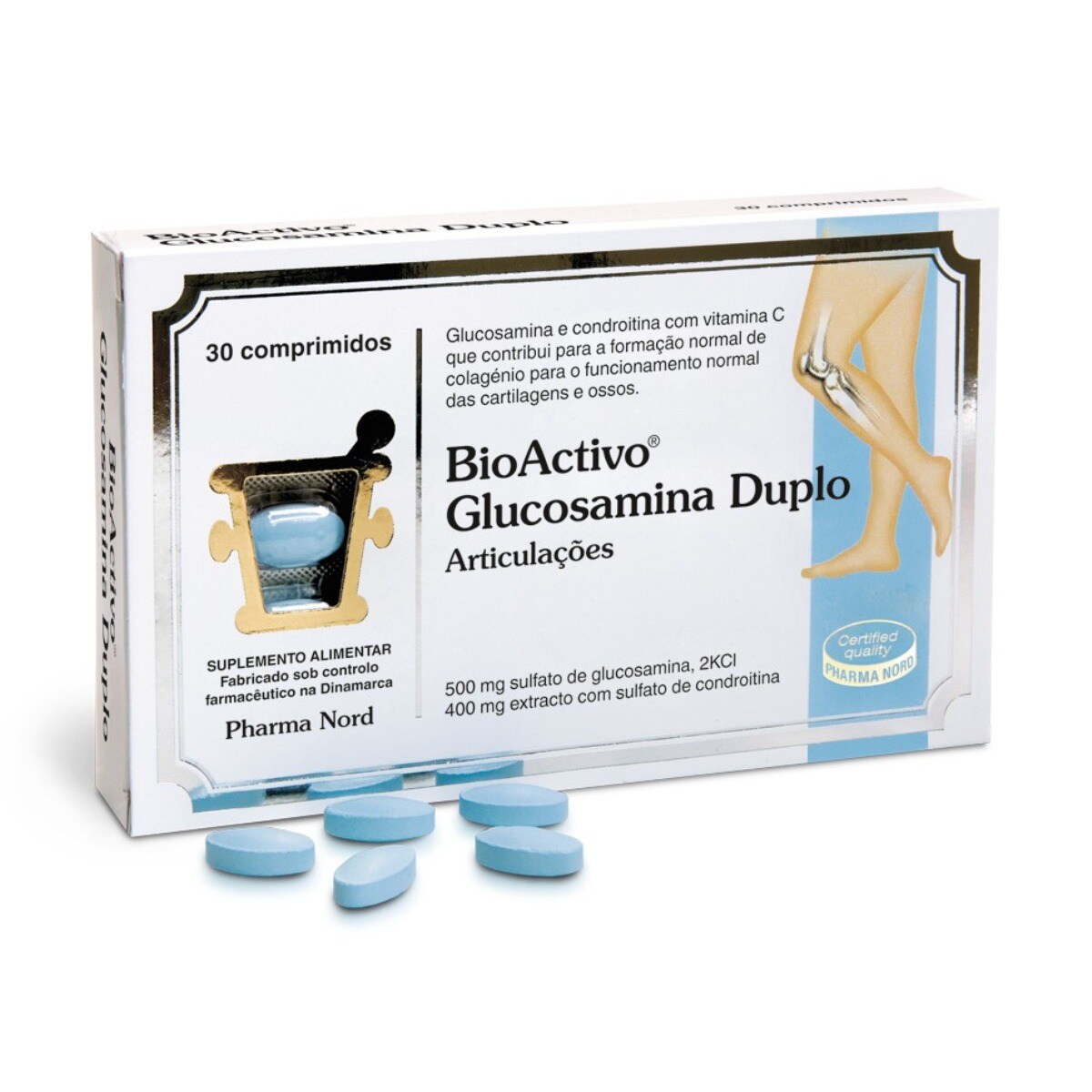 Suplemento Alimentar BioActivo Glucosamina Duplo - 30 comp. 1