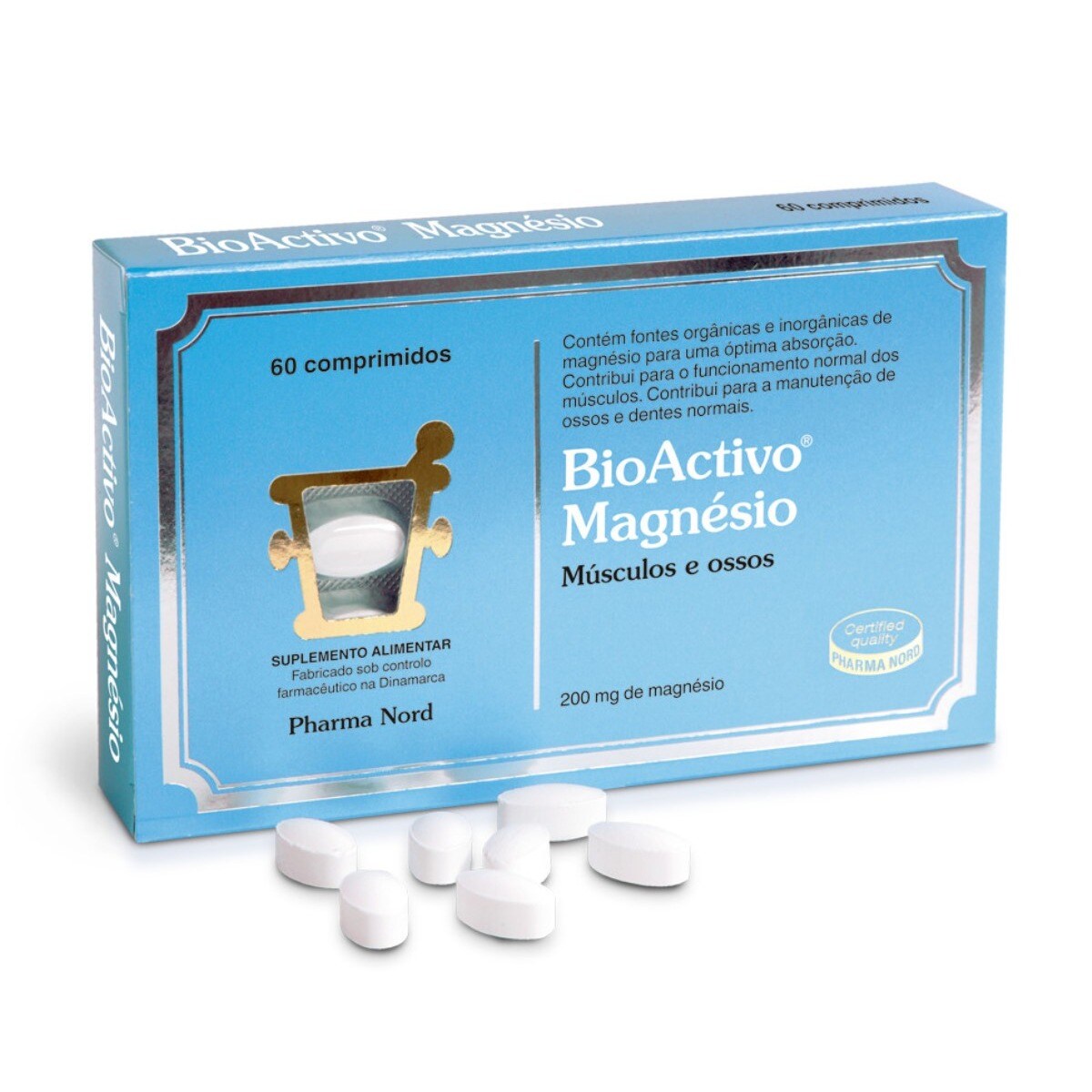 Suplemento Alimentar BioActivo Magnésio - 60 comp. 1