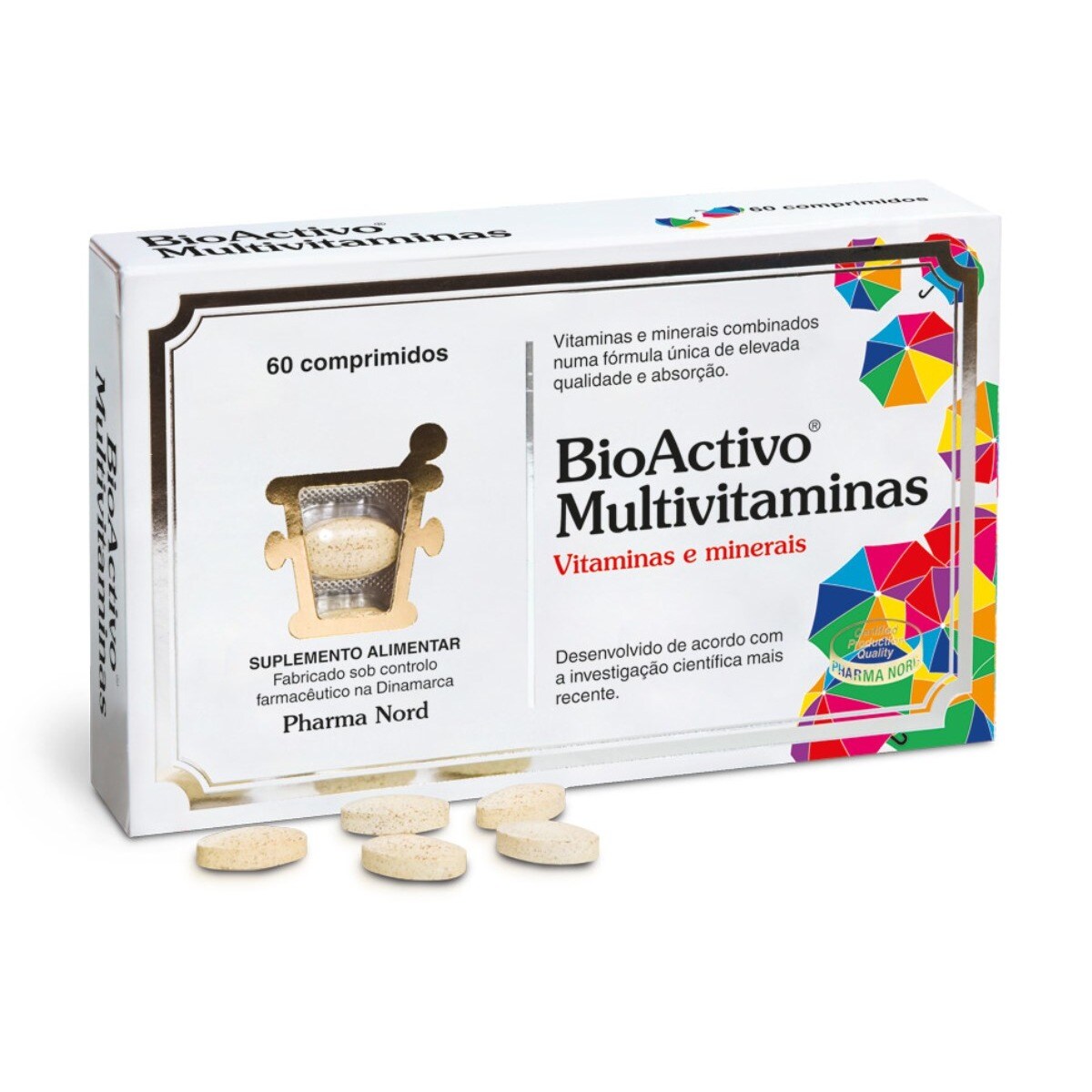 Suplemento Alimentar BioActivo Multivitaminas - 60 comp. 1