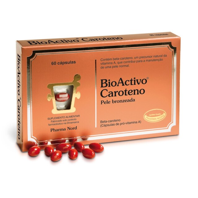Imagem 0 de Suplemento Alimentar BioActivo Caroteno - 60 cápsulas