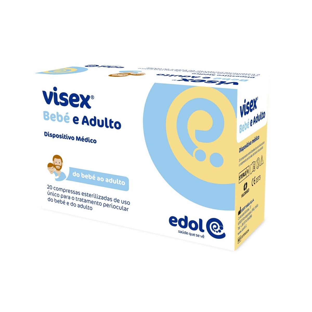 Imagem 0 de 20 Compressas Esterilizadas para Bebé e Adulto Visex