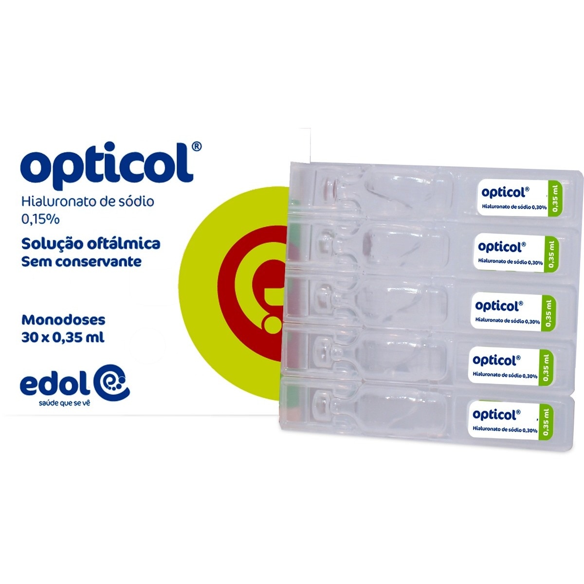 Solução Oftálmica Opticol  Monodoses 30x0,35ml Opticol 1
