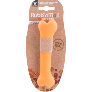 Brinquedo para Cão Rubb'n'roll Osso Laranja Tamanho L embalagem 1 unidade - Martin Sellier