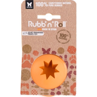 Brinquedo para Cão Rubb'n'roll Bola Laranja embalagem 1 unidade - Martin Sellier