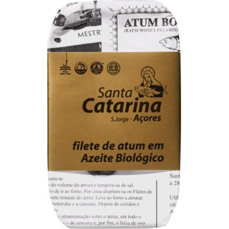 Filete de Atum em Azeite Biológico lata 120 g - Santa Catarina