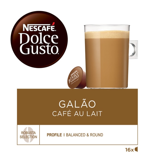 Café com Leite Galão embalagem 16 cápsulas