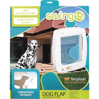 Porta para Cão Branca Swing 15 embalagem 1 unidade - Ferplast