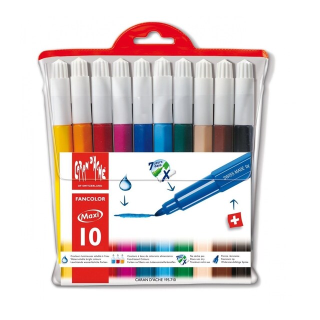 Imagem 0 de Canetas de Feltro Aguarela Caran D'Ache - 10 unidades