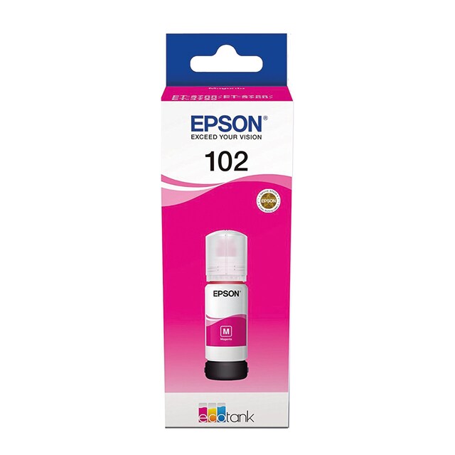 Imagen 0 de Botella tinta Epson 102 EcoTank Magenta (C13T03R340)