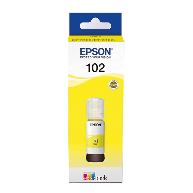 Imagen 0 de Botella tinta Epson 102 EcoTank Amarillo (C13T03R440)