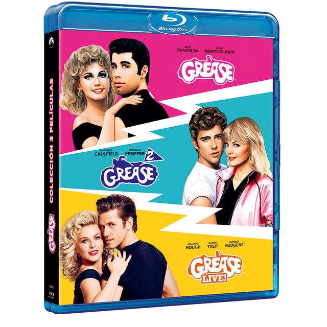 Imagen 0 de Pack Grease: Películas 1 - 3 (Blu-Ray)