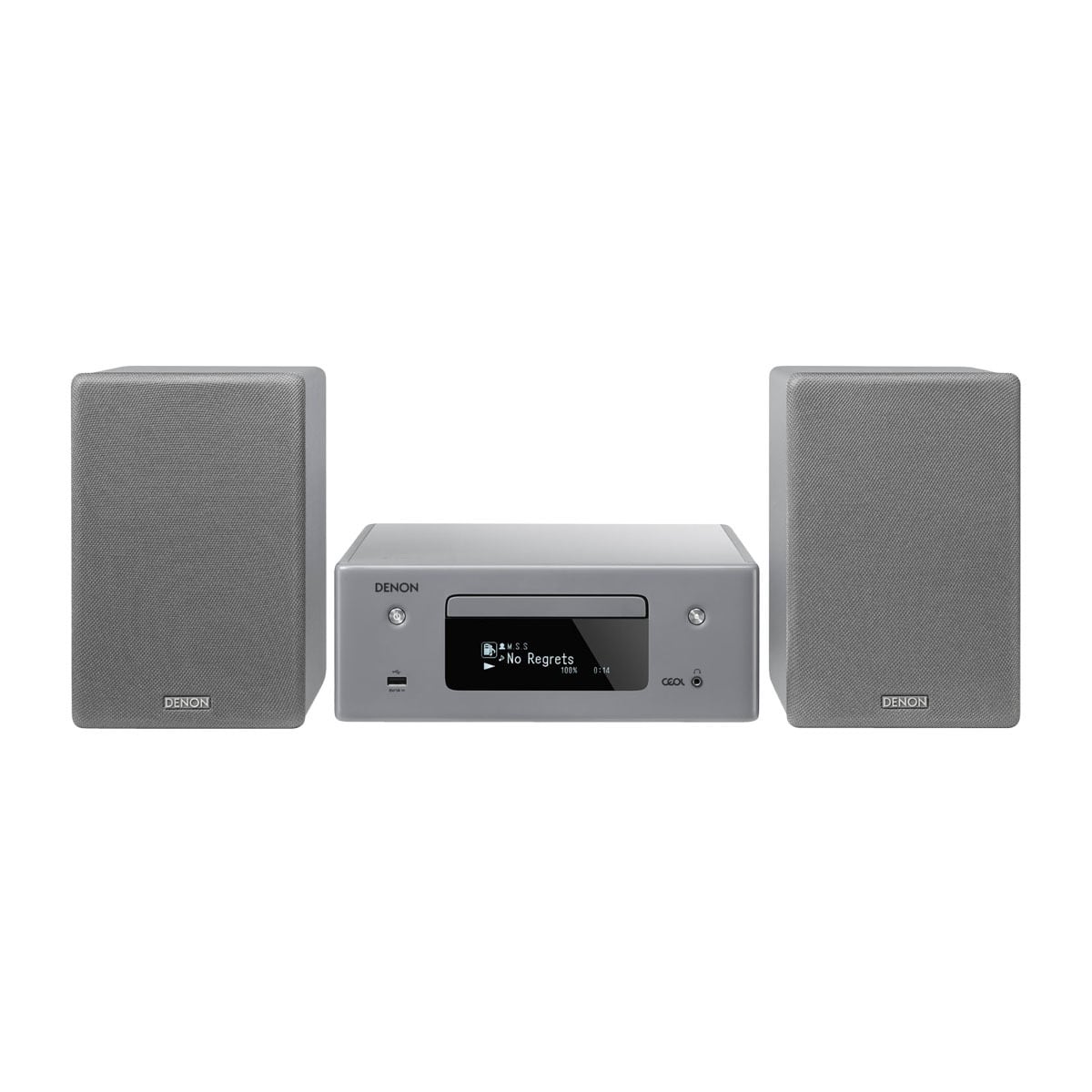Microcadena Denon CEOL N10 Gris con conexión a red Gris-1