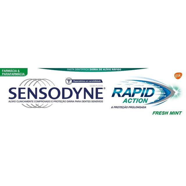 Imagem 0 de Pasta Dentífrica Rapid Action Fresh Mint 75ml Sensodyne