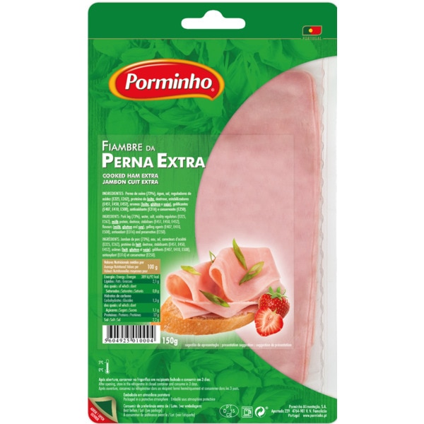 Fiambre da Perna Extra em Fatias embalagem 150 g
