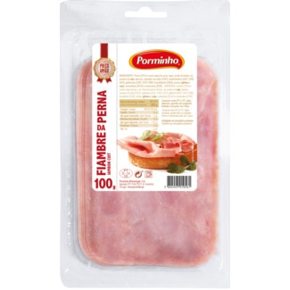 Fiambre da Perna em Fatias embalagem 100 g - Porminho