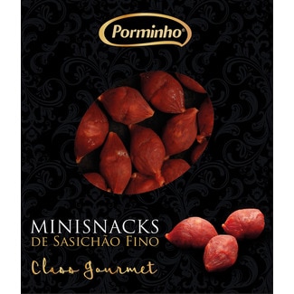 Mini Snacks de Salsichão Fino embalagem 100 g - Porminho