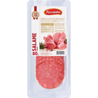 Salame em Fatias embalagem 80 g - Porminho