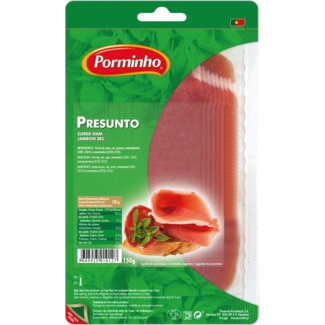 Presunto em Fatias embalagem 150 g - Porminho