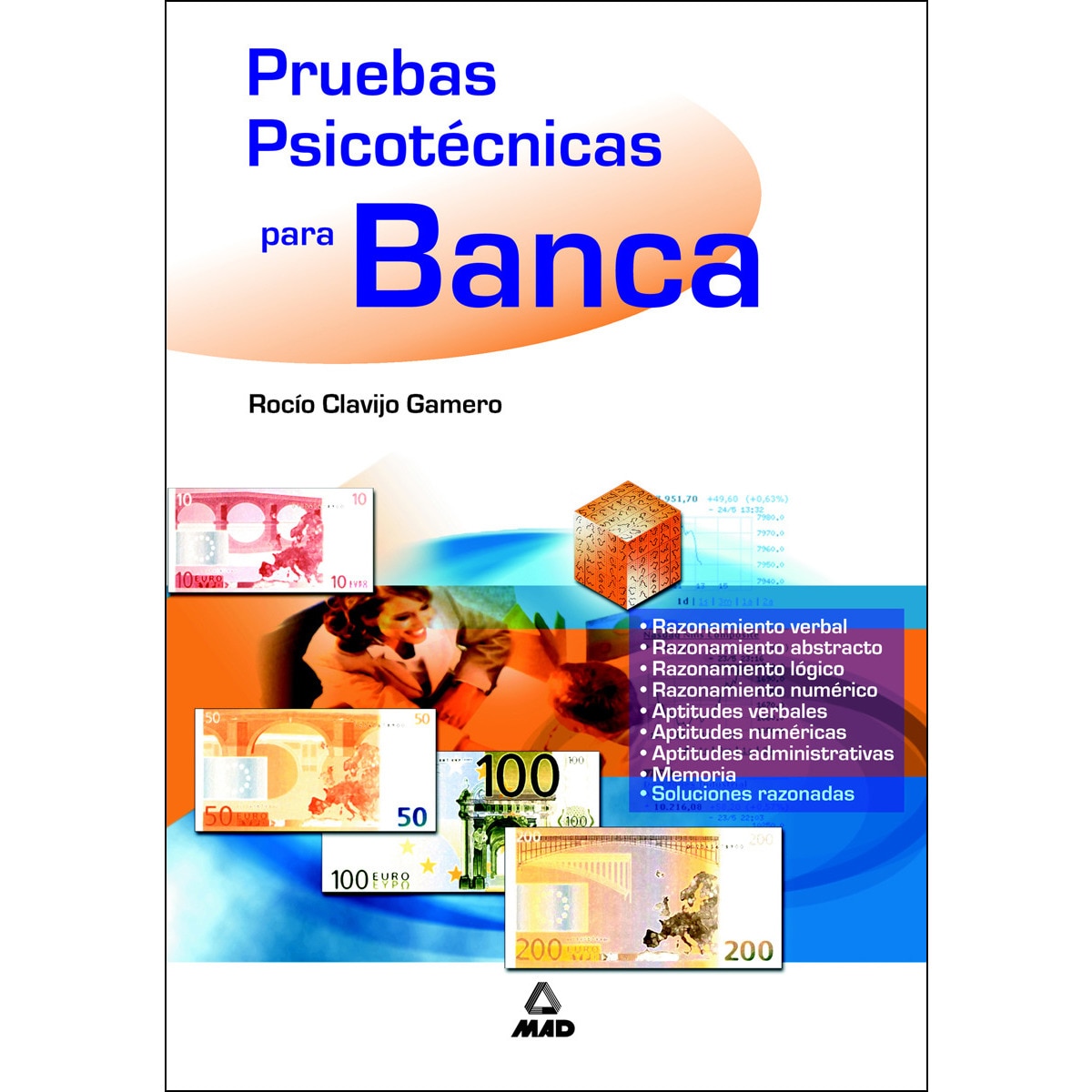 Matemáticas elementales para oposiciones. Certificado.Cuestionario psicotecnico para banca (Capa mole) 1