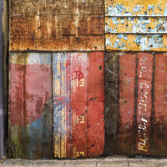 Imagem 0 de Papel de parede fotográfico Metal Door Rasch