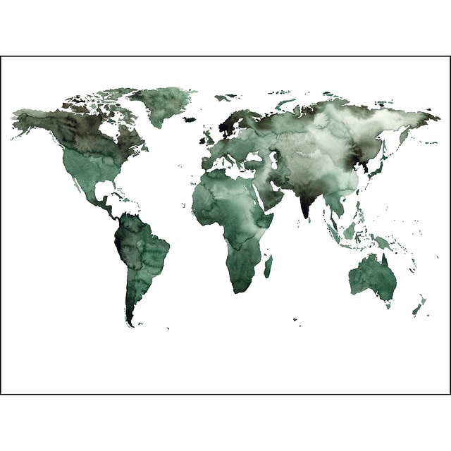 Imagem 0 de Papel de parede fotográfico Worl Map Rasch