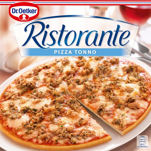 Dr. Oetker Ristorante Pizza de Atum embalagem 355 g
