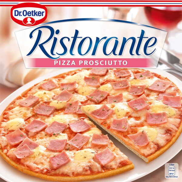 Dr. Oetker Ristorante Pizza de Fiambre embalagem 330 g