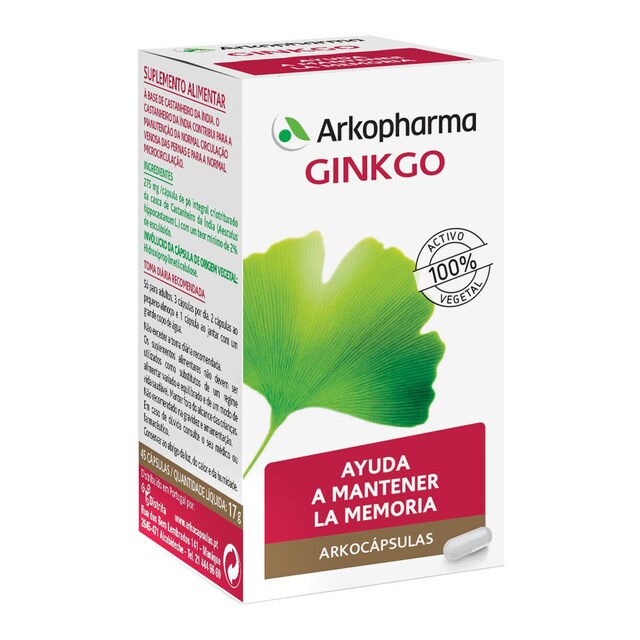 Imagem 0 de Arkocápsulas Dietéticas Gingko Arkopharma