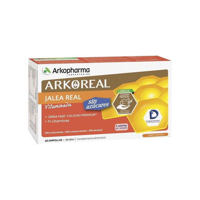 Imagem 0 de Ampolas Geleia Real Arkoreal Light baixo em açúcar Arkopharma