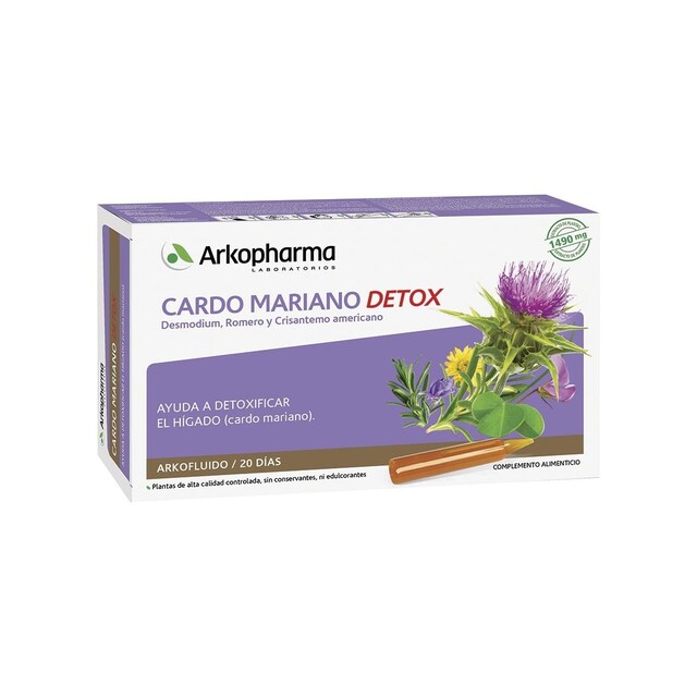 Imagem 0 de Ampolas detoxificantes Cardo Mariano Arkopharma