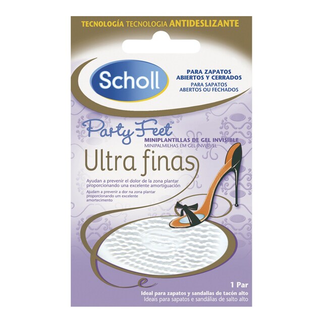 Imagem 0 de Mini palmilhas Scholl Party Feet Ultra finas Scholl