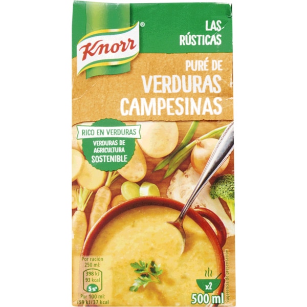 Creme de Verduras do Campo Rústicas embalagem 500 ml