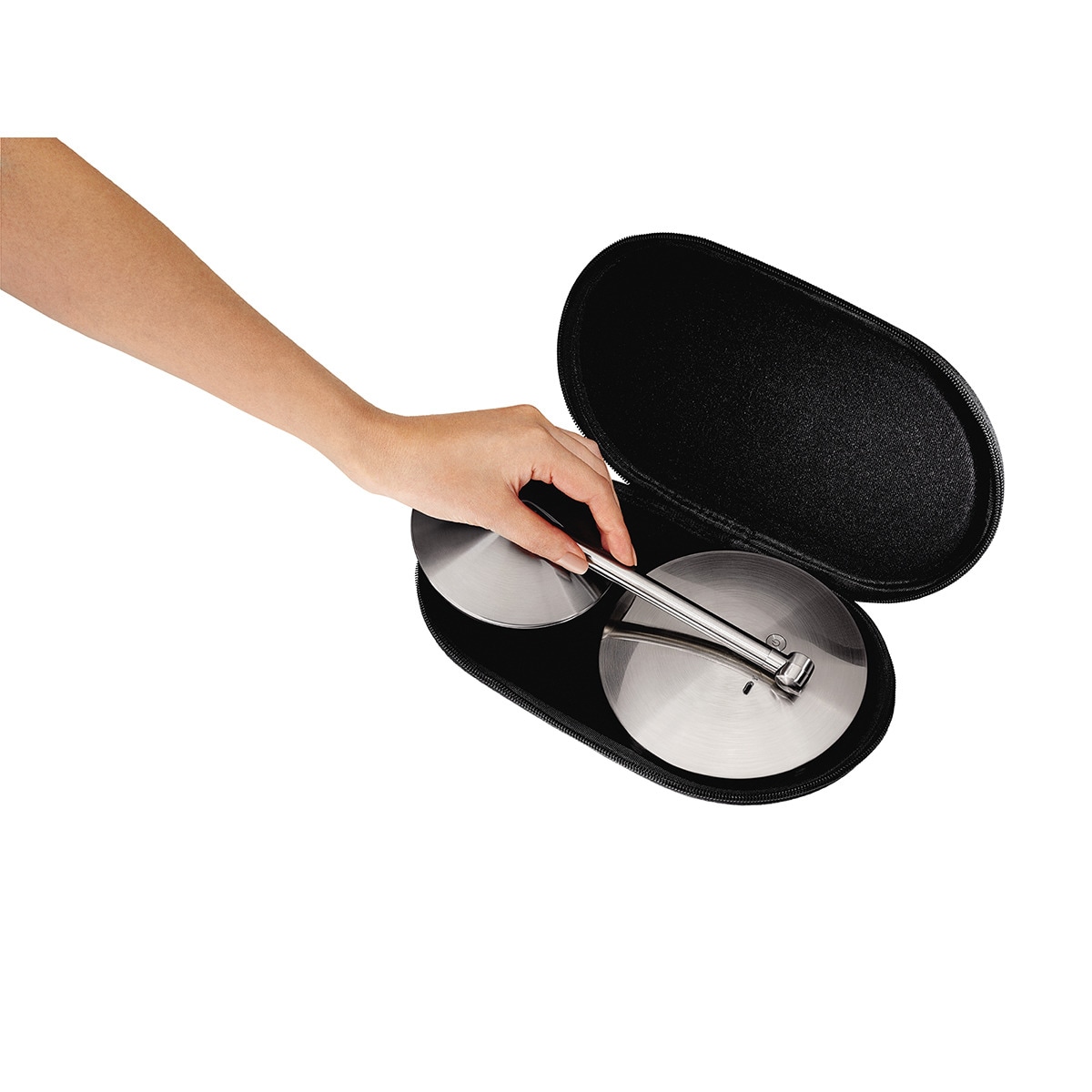 Espelho de aumento com sensor e estojo de viagem Simplehuman Aço fosco-7