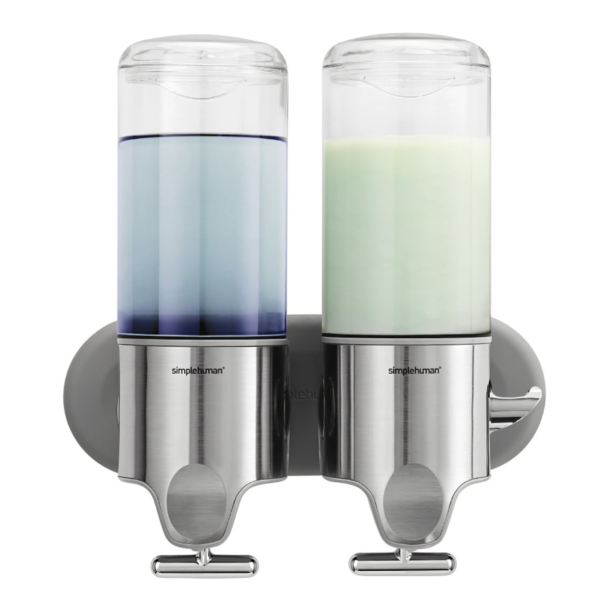 Doseador duplo de sabão para parede Beauty Simplehuman Aço-1