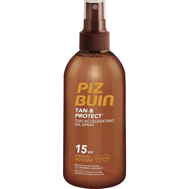 Imagem 0 de Protetor Solar em Óleo Spray Acelerador de Bronzeado SPF 15 Piz Buin 150 ml